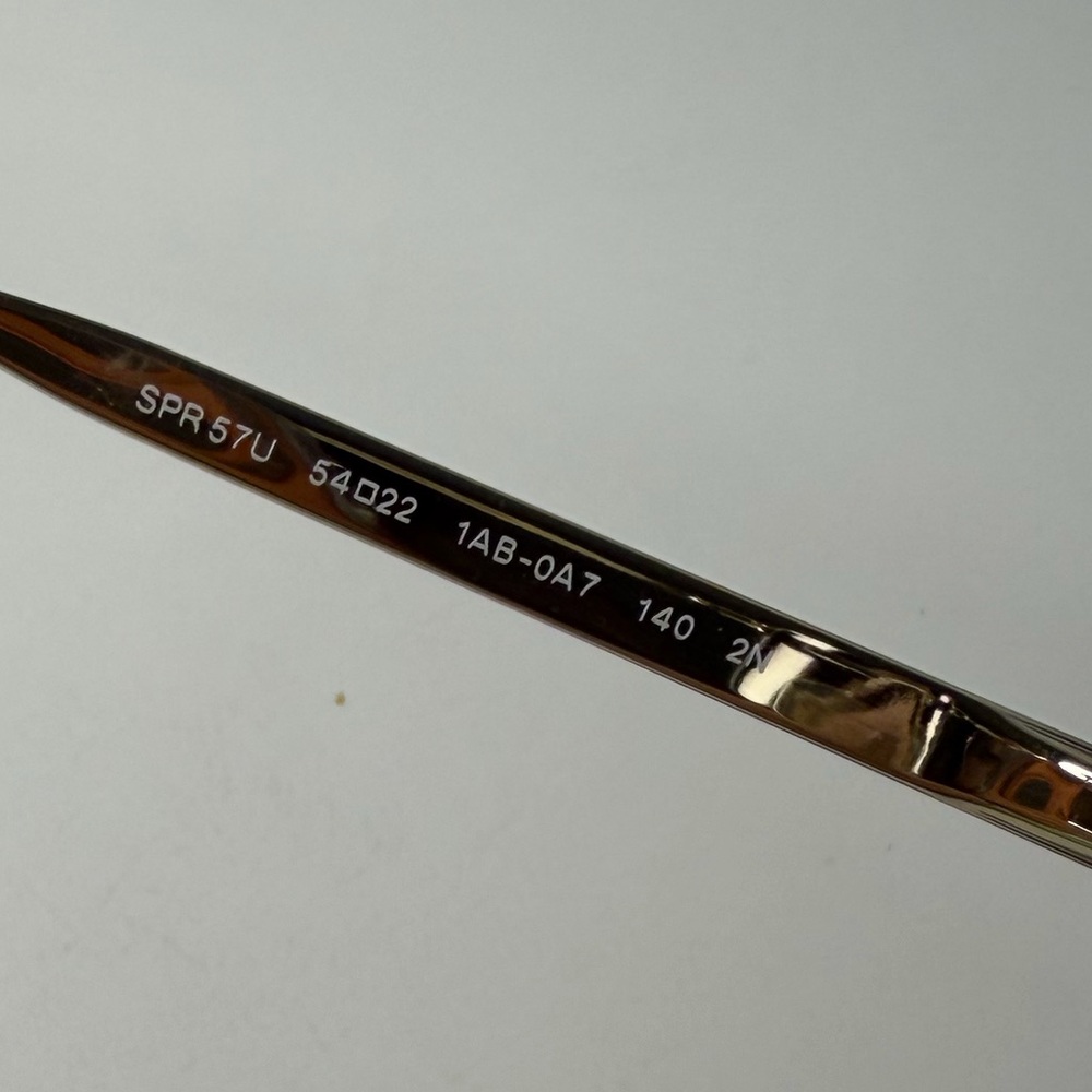 Prada Black and Gold Sunglasses - Picture 4 of 5